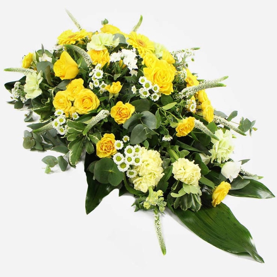 Yellow and white 2ft single ended spray