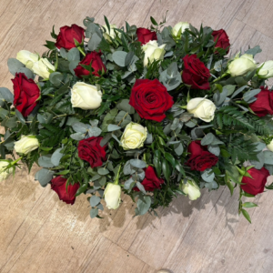 Red & White – 3ft Double-Ended Spray ❀