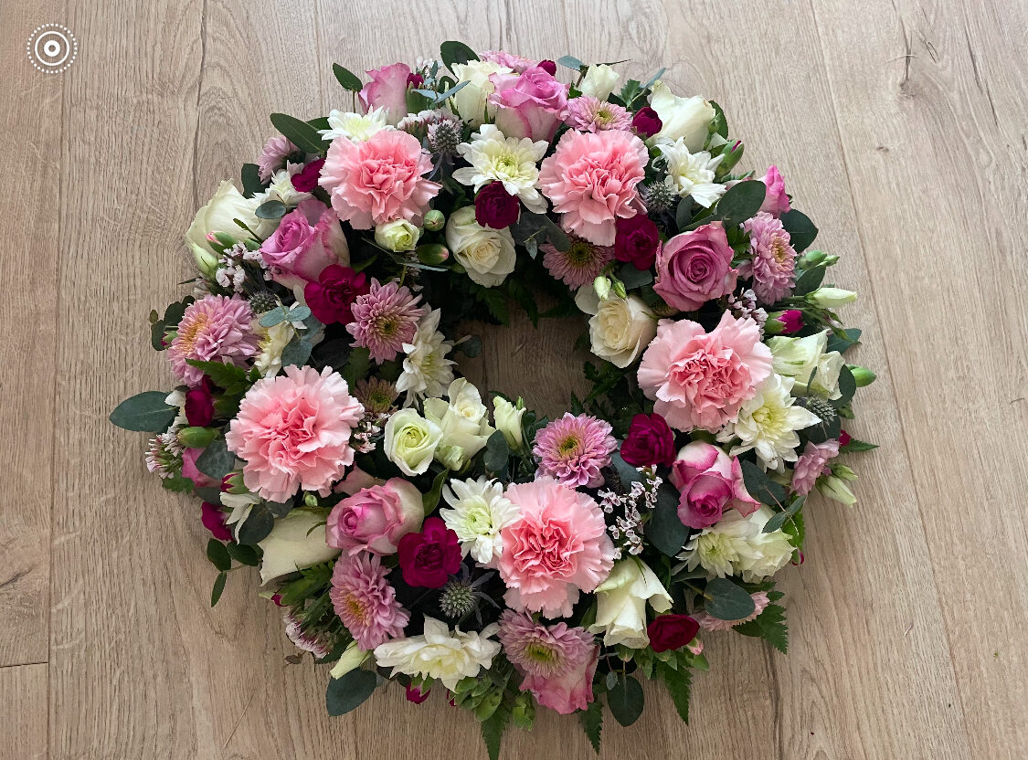 Circle Of Blooms - Floral Wreath ❀