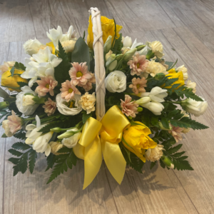 Basket of Blooms - Flower Basket Arrangement ❀