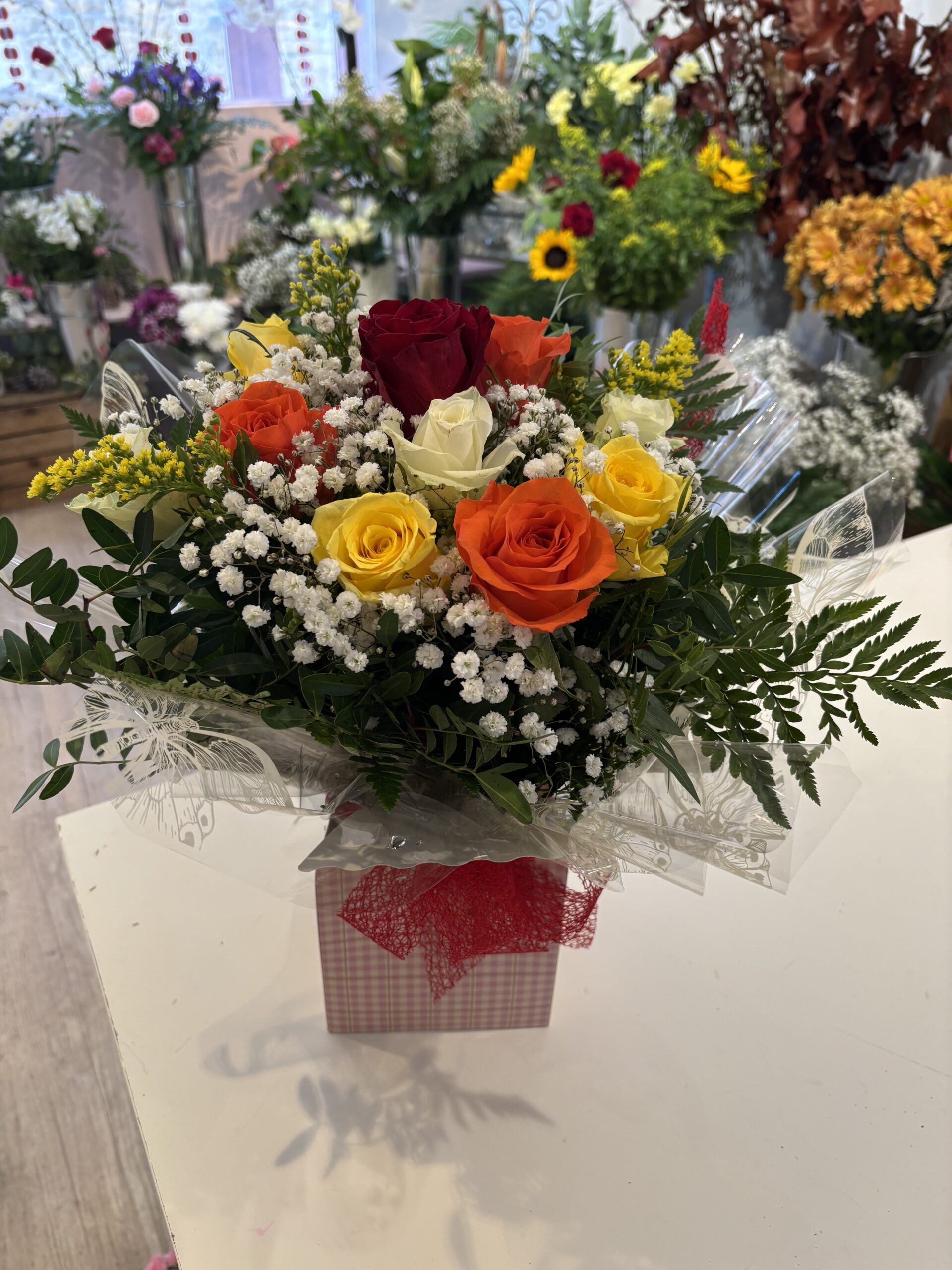 Simply Rosy – Mixed Roses Bouquet ❀